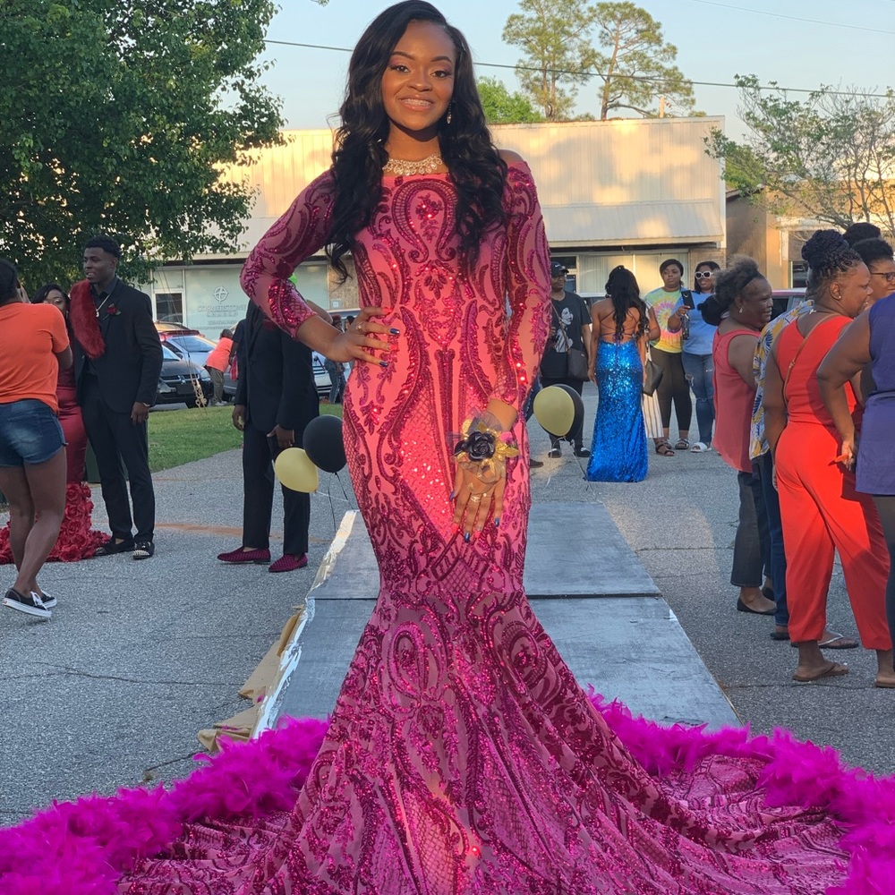 Pink Prom Dress For Sale - Picture 1 of 3